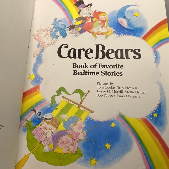 Care Bears Book of Favorite Bedtime Stories Hardcover Picture Book 1984 - Picture 10 of 16